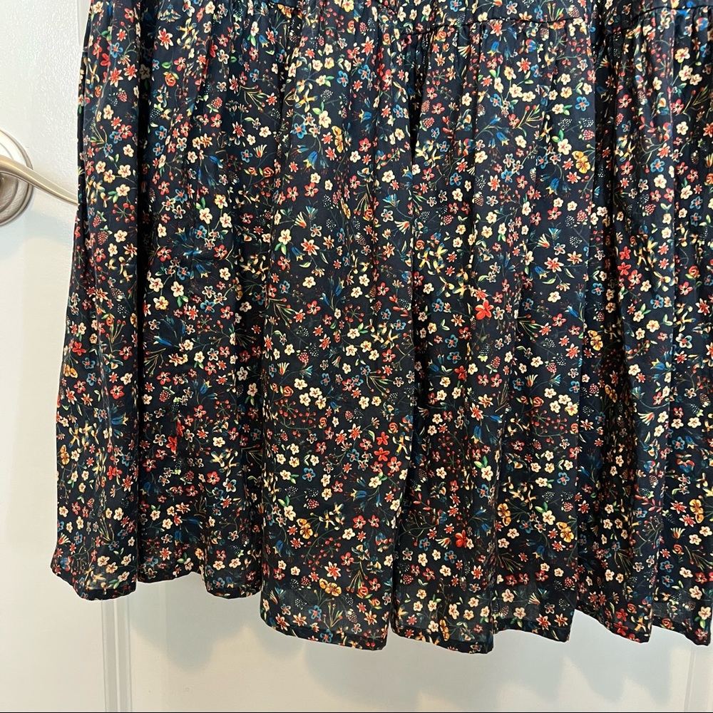 Doen Dune dark floral midi dress in Liberty of London Donna Leigh print S - Picture 5 of 14